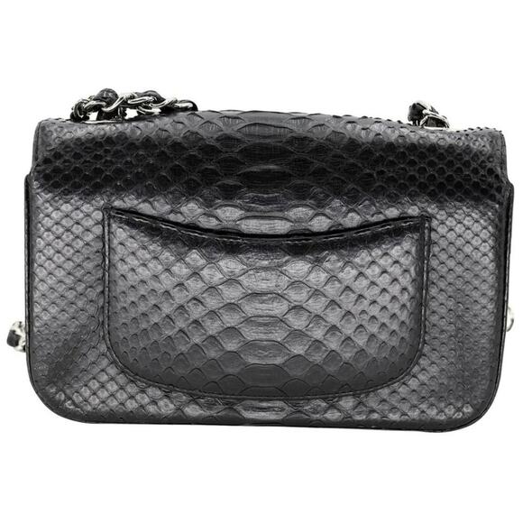Chanel 2.55 Reissue Grail Mini Python Skin Leather Cross Body Bag CC-B0910P-0001 - Picture 5 of 12